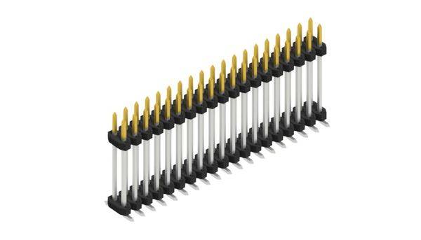 Fischer Elektronik Stiftleiste (Standard) Anzahl Reihen: 2 SLY12SMD13338S 10St.