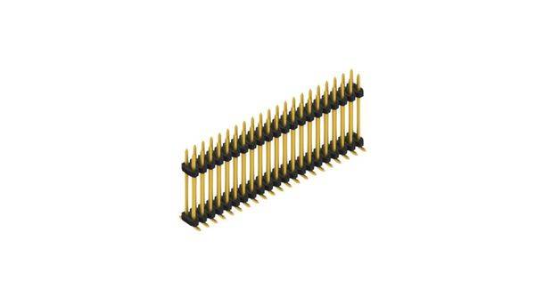 Fischer Elektronik Stiftleiste (Standard) Anzahl Reihen: 2 SLY12SMD13342G 10St.