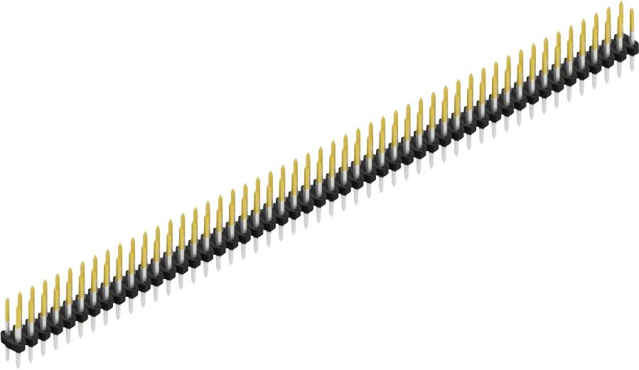 Fischer Elektronik Stiftleiste (Standard) Anzahl Reihen: 2 10062482 10St.