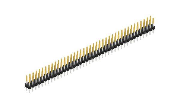 Fischer Elektronik Stiftleiste (Standard) Anzahl Reihen: 2 SLY209880S 10St.