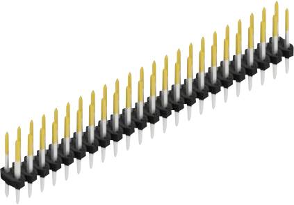 Fischer Elektronik Stiftleiste (Standard) Anzahl Reihen: 2 SLY210446S 10St.