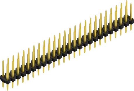 Fischer Elektronik Stiftleiste (Standard) Anzahl Reihen: 2 10062557 10St.