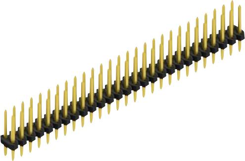 Fischer Elektronik Stiftleiste (Standard) Anzahl Reihen: 2 SLY210454G 10St.