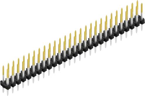Fischer Elektronik Stiftleiste (Standard) Anzahl Reihen: 2 SLY210454S 10St.