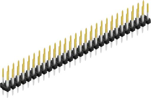 Fischer Elektronik Stiftleiste (Standard) Anzahl Reihen: 2 SLY210456S 10St.
