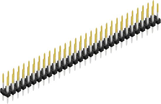 Fischer Elektronik Stiftleiste (Standard) Anzahl Reihen: 2 SLY210460S 10St.