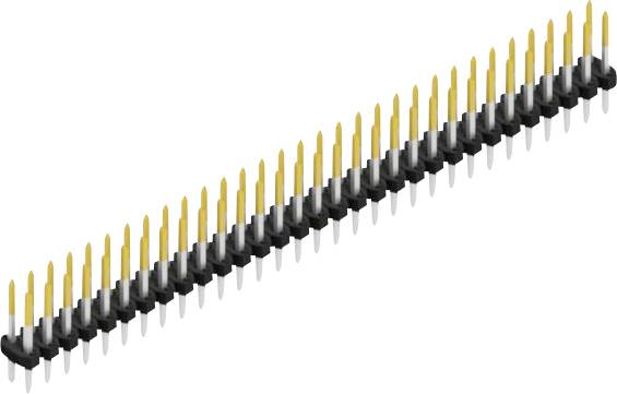 Fischer Elektronik Stiftleiste (Standard) Anzahl Reihen: 2 SLY210462S 10St.