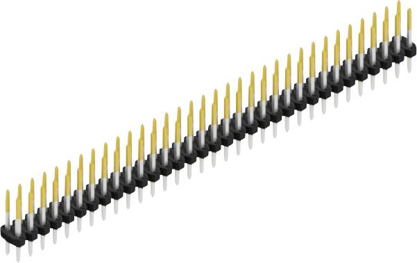 Fischer Elektronik Stiftleiste (Standard) Anzahl Reihen: 2 SLY210466S 10St.