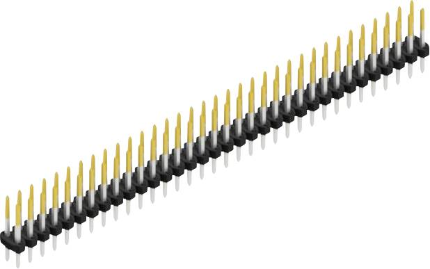 Fischer Elektronik Stiftleiste (Standard) Anzahl Reihen: 2 SLY210468S 10St.