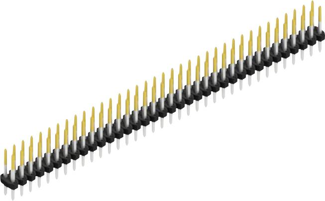 Fischer Elektronik Stiftleiste (Standard) Anzahl Reihen: 2 SLY210472S 10St.