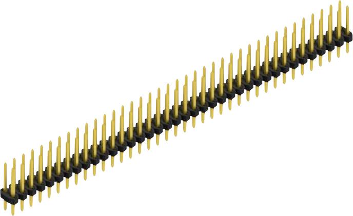 Fischer Elektronik Stiftleiste (Standard) Anzahl Reihen: 2 SLY210476G 10St.
