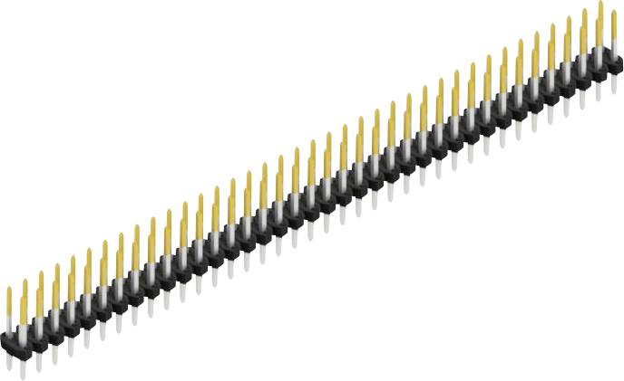 Fischer Elektronik Stiftleiste (Standard) Anzahl Reihen: 2 SLY210476S 10St.
