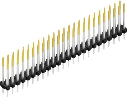 Fischer Elektronik Stiftleiste (Standard) Anzahl Reihen: 2 SLY213948S 10St.