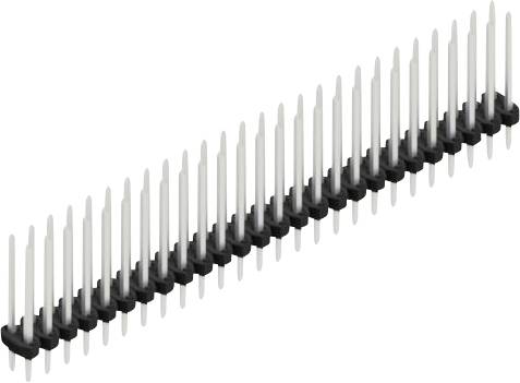 Fischer Elektronik Stiftleiste (Standard) Anzahl Reihen: 2 SLY213952Z 10St.