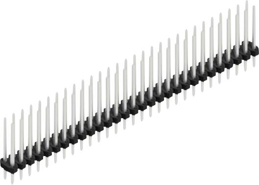 Fischer Elektronik Stiftleiste (Standard) Anzahl Reihen: 2 SLY213958Z 10St.