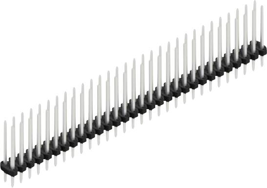 Fischer Elektronik Stiftleiste (Standard) Anzahl Reihen: 2 SLY213960Z 10St.