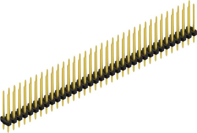 Fischer Elektronik Stiftleiste (Standard) Anzahl Reihen: 2 SLY213970G 10St.