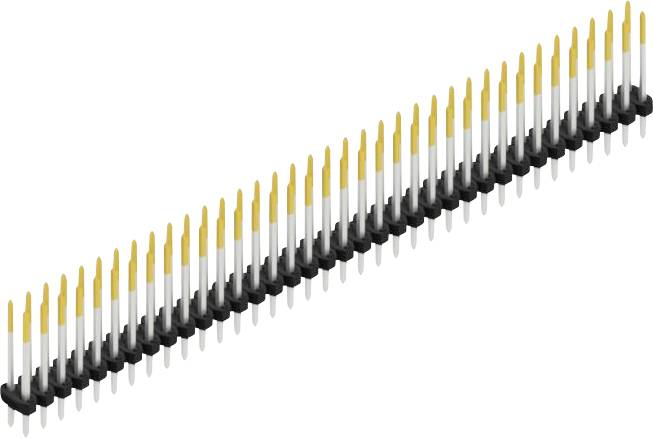 Fischer Elektronik Stiftleiste (Standard) Anzahl Reihen: 2 SLY213972S 10St.