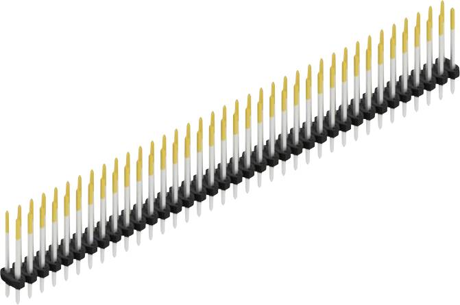 Fischer Elektronik Stiftleiste (Standard) Anzahl Reihen: 2 SLY213974S 10St.
