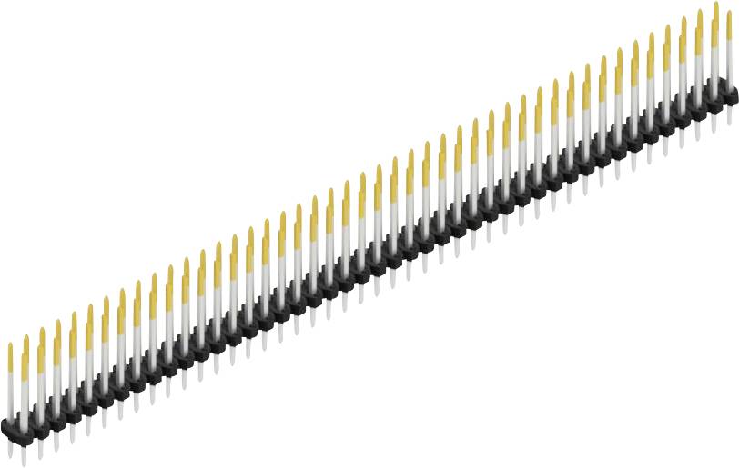 Fischer Elektronik Stiftleiste (Standard) Anzahl Reihen: 2 SLY213990S 10St.