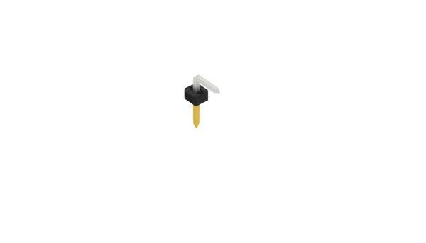Fischer Elektronik Stiftleiste (Standard) Anzahl Reihen: 1 10145352 10St.