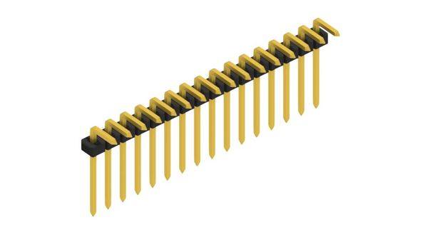 Fischer Elektronik Stiftleiste (Standard) Anzahl Reihen: 1 10143827 10St.