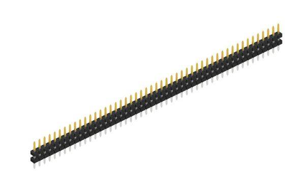 Fischer Elektronik Stiftleiste (Standard) Anzahl Reihen: 1 SLY504049S 10St.