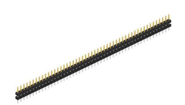 Fischer Elektronik Stiftleiste (Standard) Anzahl Reihen: 1 10062873 10St.