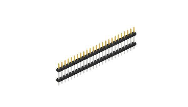 Fischer Elektronik Stiftleiste (Standard) Anzahl Reihen: 1 10062891 10St.