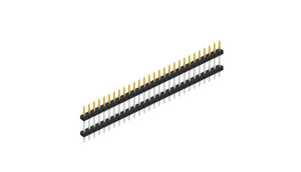 Fischer Elektronik Stiftleiste (Standard) Anzahl Reihen: 1 SLY507528S 10St.