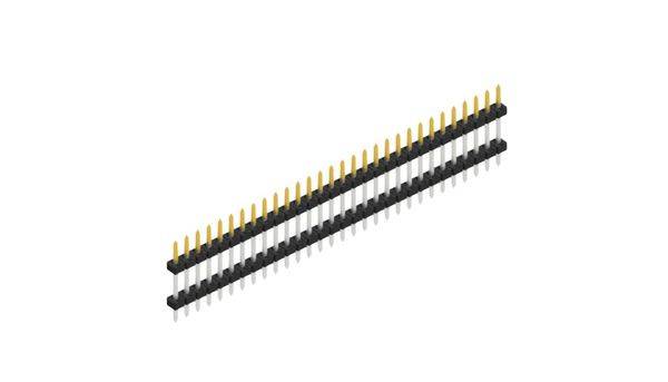 Fischer Elektronik Stiftleiste (Standard) Anzahl Reihen: 1 10062892 10St.
