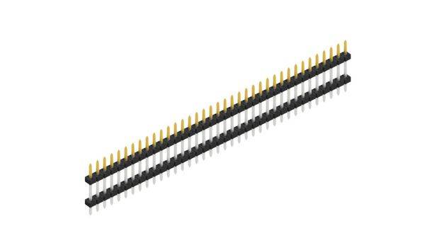 Fischer Elektronik Stiftleiste (Standard) Anzahl Reihen: 1 SLY507537S 10St.