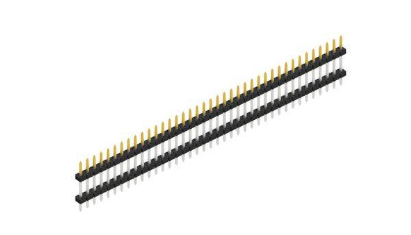 Fischer Elektronik Stiftleiste (Standard) Anzahl Reihen: 1 SLY507539S 10St.