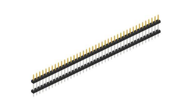 Fischer Elektronik Stiftleiste (Standard) Anzahl Reihen: 1 SLY507541S 10St.