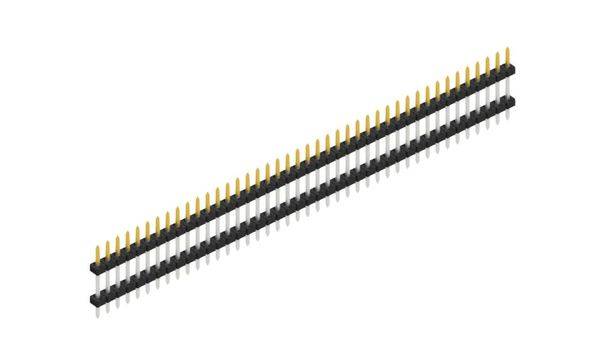 Fischer Elektronik Stiftleiste (Standard) Anzahl Reihen: 1 SLY507542S 10St.