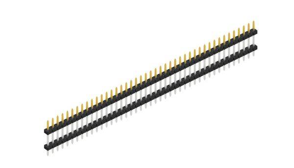 Fischer Elektronik Stiftleiste (Standard) Anzahl Reihen: 1 SLY507543S 10St.