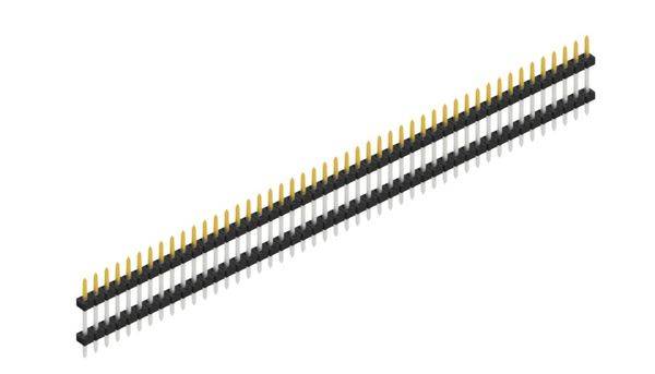 Fischer Elektronik Stiftleiste (Standard) Anzahl Reihen: 1 SLY507547S 10St.