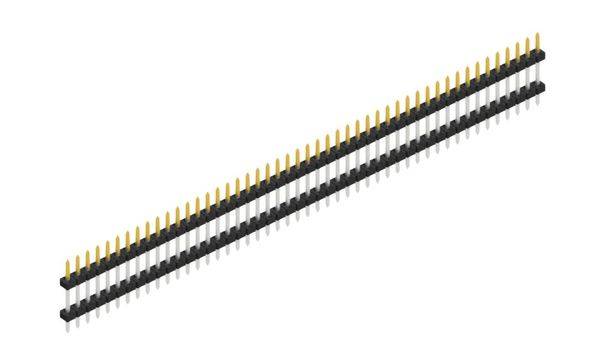 Fischer Elektronik Stiftleiste (Standard) Anzahl Reihen: 1 SLY507548S 10St.