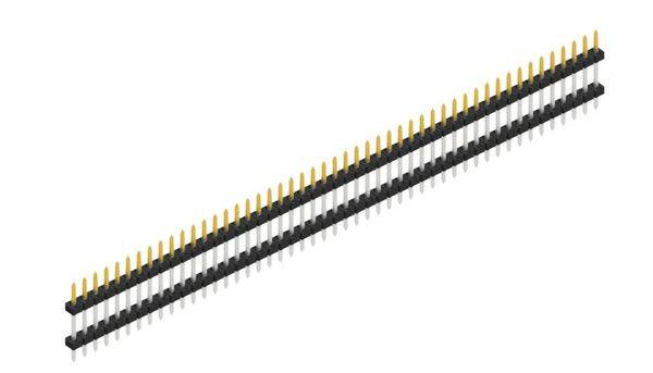 Fischer Elektronik Stiftleiste (Standard) Anzahl Reihen: 1 SLY507549S 10St.