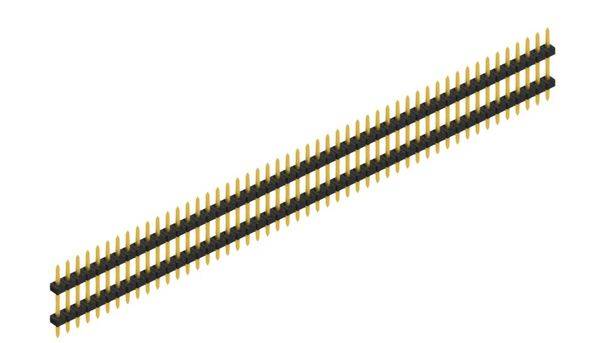 Fischer Elektronik Stiftleiste (Standard) Anzahl Reihen: 1 10062896 10St.
