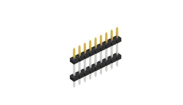 Fischer Elektronik Stiftleiste (Standard) Anzahl Reihen: 1 10163403 10St.