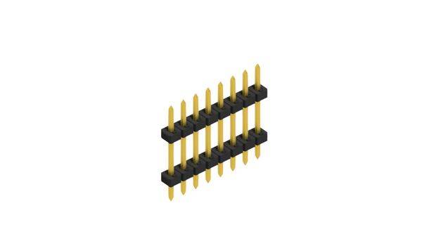 Fischer Elektronik Stiftleiste (Standard) Anzahl Reihen: 1 SLY50818G 10St.