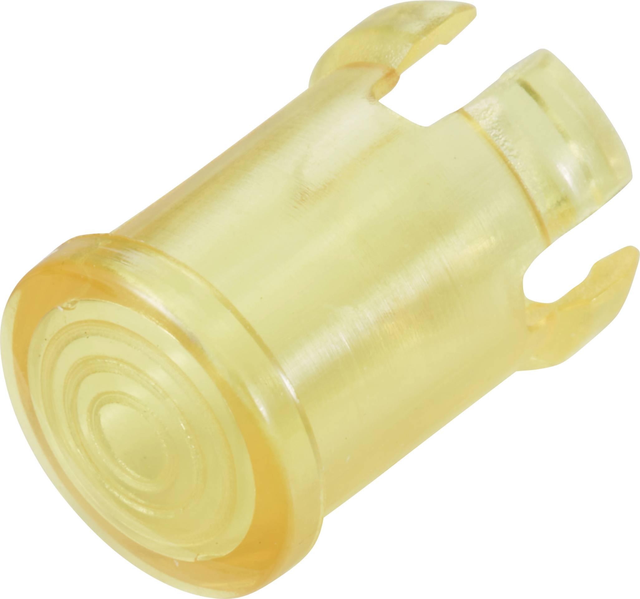TRU COMPONENTS TC-13069288 Leuchtkappe Gelb, Transparent Passend für (LEDs) LED 5 mm