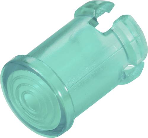 TRU COMPONENTS TC-13069296 Leuchtkappe Grün, Transparent Passend für (LEDs) LED 5 mm