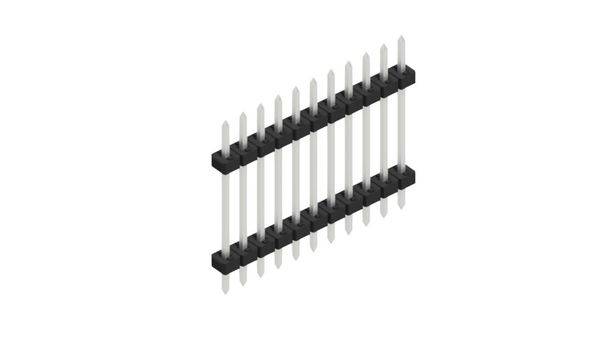 Fischer Elektronik Stiftleiste (Standard) Anzahl Reihen: 1 SLY512211Z 10St.