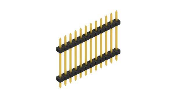 Fischer Elektronik Stiftleiste (Standard) Anzahl Reihen: 1 SLY512212G 10St.