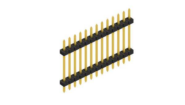 Fischer Elektronik Stiftleiste (Standard) Anzahl Reihen: 1 SLY512213G 10St.