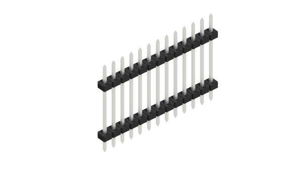Fischer Elektronik Stiftleiste (Standard) Anzahl Reihen: 1 SLY512213Z 10St.
