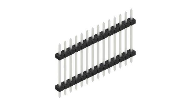 Fischer Elektronik Stiftleiste (Standard) Anzahl Reihen: 1 SLY512214Z 10St.