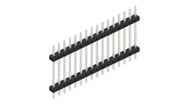 Fischer Elektronik Stiftleiste (Standard) Anzahl Reihen: 1 SLY512216Z 10St.